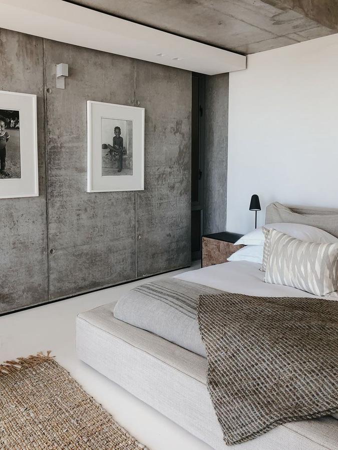 עיצוב חדר שינה - בטון חשוף לופט | bedroom loft exposed concrete